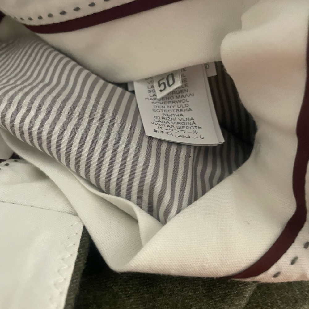 Brunello Cucinelli Mens Leisure Fit Wool Pants Sz 50 / 34 US - Picture 5 of 7